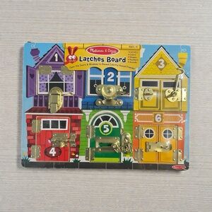Melissa & Doug Wooden Latches Activity Board